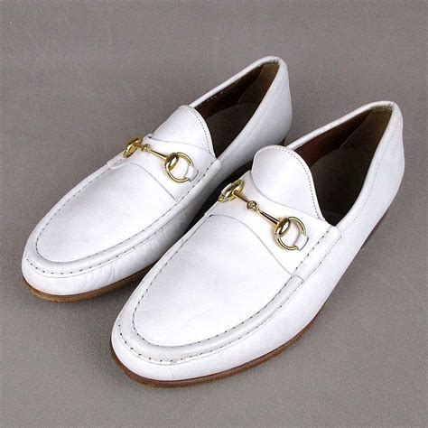 gucci dress shoes white vintage|authentic gucci shoes.